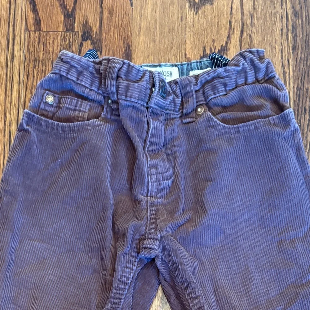 OshKosh B'gosh Brown Corduroy Pants‎ Size 6 Straight